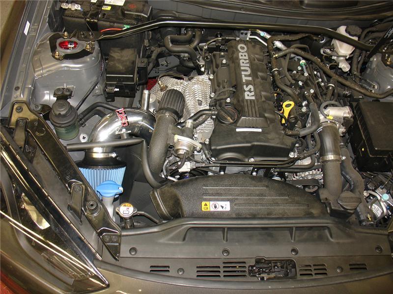 Injen 13-14 Hyundai Genesis Coupe 2.0L 4cyl Turbo GDI Polished Short Ram Intake w/ Heat Shield - Image 6