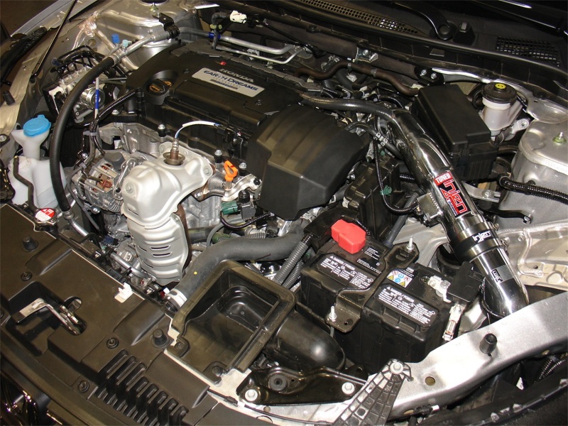 Injen 13-17 Honda Accord 2.4L 4cyl Polished Cold Air Intake w/MR Tech & Air Fusion (Converts to SRI) - Image 3