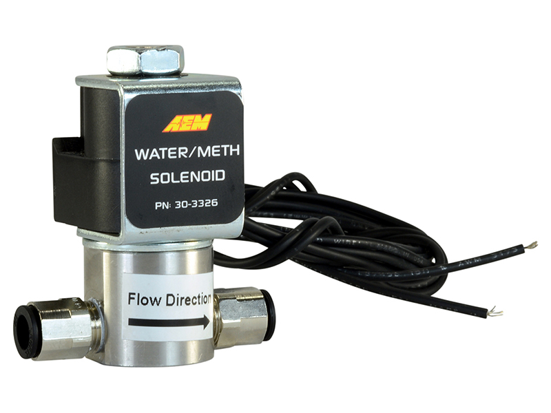 AEM Water/Methanol Injection System - High-Flow Low-Current WMI Solenoid - 200PSI 1/8in-27NPT In/Out - Image 8
