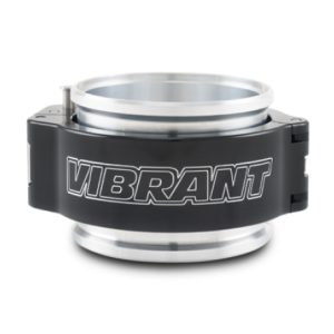 Vibrant 2.50in O.D. Aluminized HD 2.0 Clamp Assembly - Anodized Black