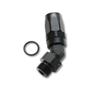 Vibrant Male -16AN to -16AN ORB 45 Degree Hose End Fitting