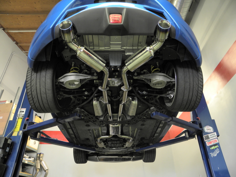 Injen 09-20 Nissan 370Z Dual 60mm SS Cat-Back Exhaust w/ Built In Resonated X-Pipe - Image 3