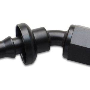 Vibrant Push-On 30 Degree Hose End Elbow FittingSize -6AN