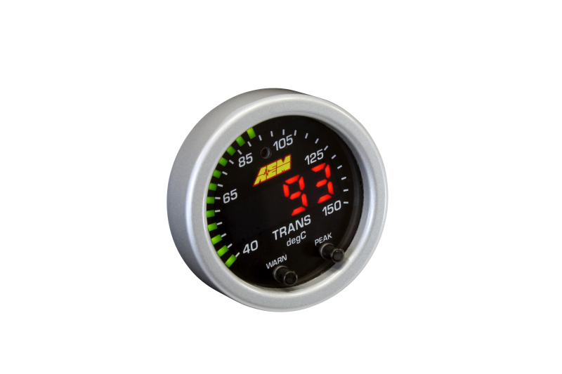 AEM X-Series Temperature 100-300F Gauge Kit (ONLY Black Bezel and Water Temp. Faceplate) - Image 10