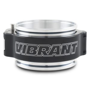Vibrant 3in O.D. Aluminized HD 2.0 Clamp Assembly - Anodized Black