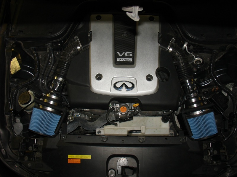 Injen 07-08 G35 4Dr 3.5L/08-13 G37/G37 IPL 2Dr 3.7L/09-13 G37 4Dr 3.7L V6 Black Short Ram Intake - Image 3