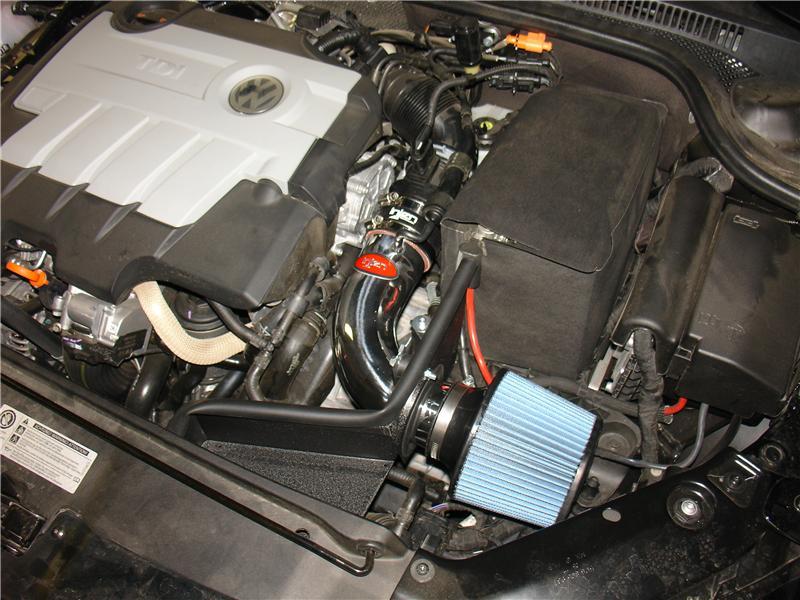 Injen 10-14 VW Golf 2.0L Turbo Diesel Polished Tuned Air Intake w/ MR Tech&Super Filter - Image 5