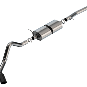 Borla 20-22 Chevrolet/GMC Silverado/Sierra 6.6L T-304 SS Cat-Back S-Type Exhaust - Brushed