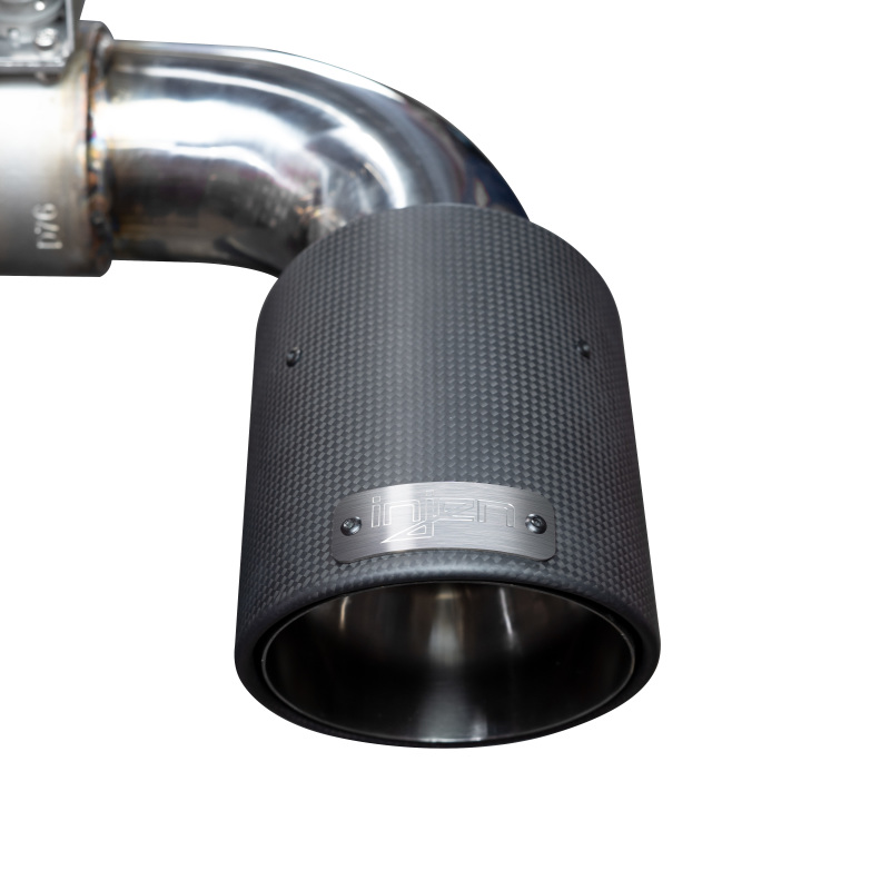 Injen 20-21 Toyota Supra 3.0L Turbo 6cyl SS Cat-Back Exhaust w/ Carbon Fiber Tips - Image 2