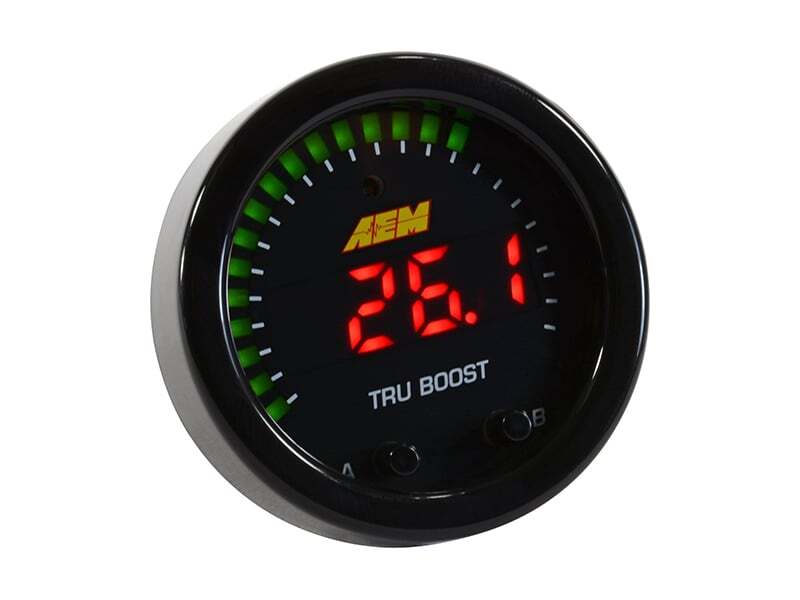 AEM X-Series Tru-Boost Controller Gauge w/ Boost Control Solenoid 80PSIg Internal MAP Sensor - Image 10