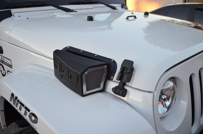 Injen 07-18 Jeep Wrangler (JK) 3.6L V6 Ram Air Scoop for Evolution Intake - Image 5
