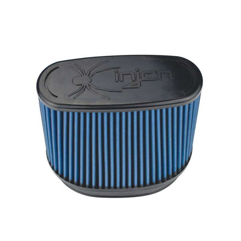 Injen 8-Layer Oiled Cotton Gauze Air Filter/ Oval ID Oval Base/5.55in Media HT/7in x 2.75in Oval Top - Image 7