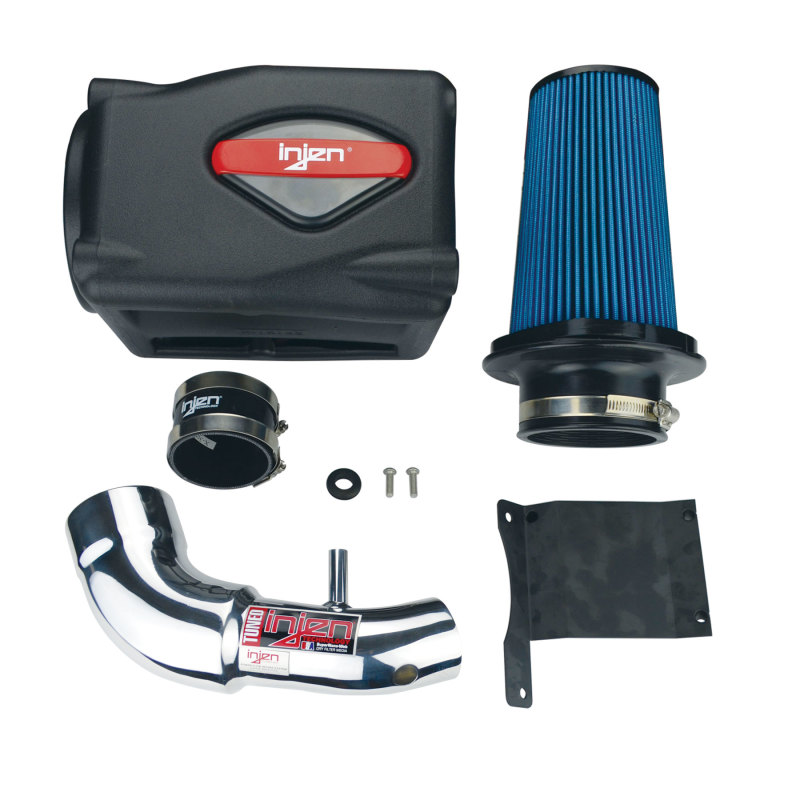 Injen 07-09 Wrangler 3.8L V6 w/ Box Polished Power-Flow Air Intake System - Image 4