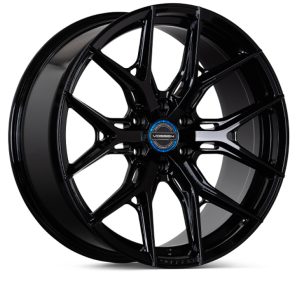 Vossen HF6-4 24x10 / 6x135 / ET25 / Deep Face / 87.1 - Gloss Black Wheel