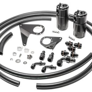 Radium Engineering Dual Catch Can Kit 08-16 Mitsubishi Evo Fluid Lock