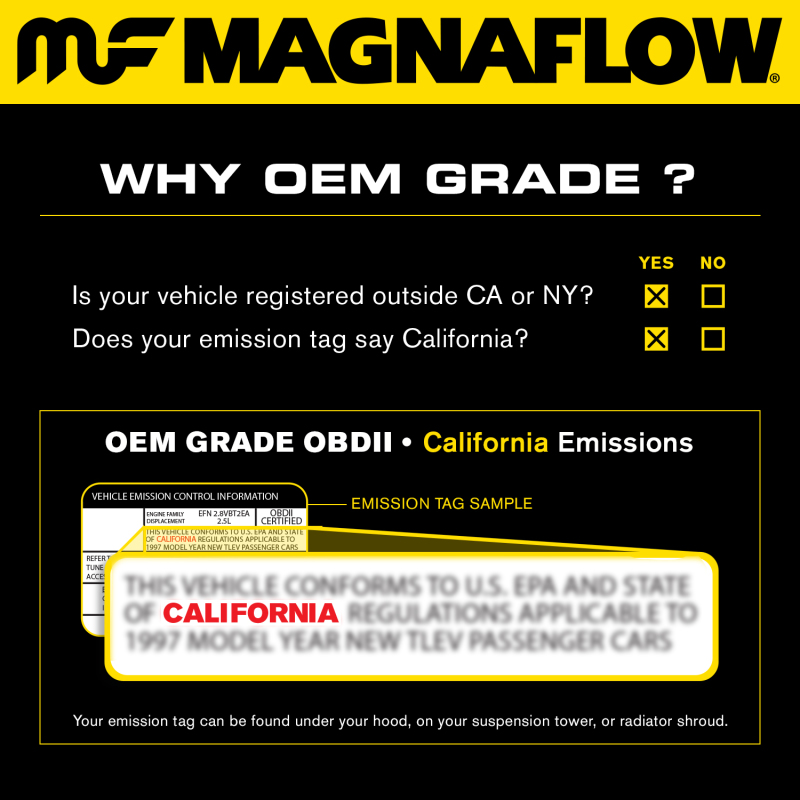 MagnaFlow Conv DF 1990-1994 LS400 V8 4 OEM Underbody - Image 4