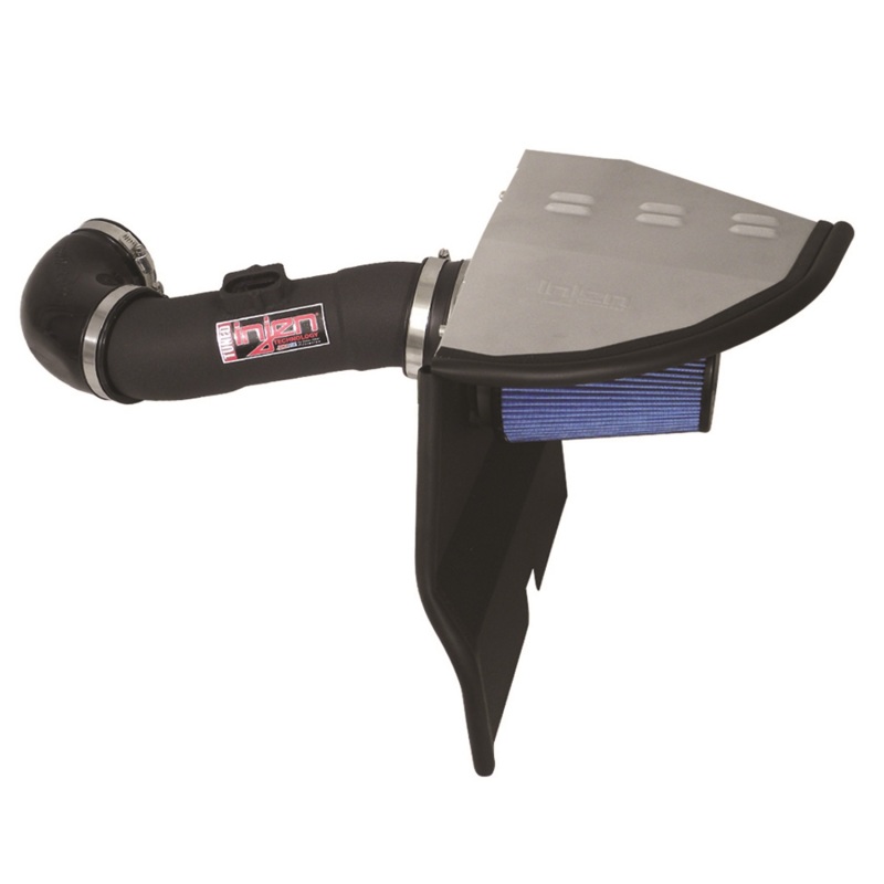 Injen 10 Camaro 3.6L V6 Wrinkle Black Power-Flow Short Ram Air Intake System - Image 6
