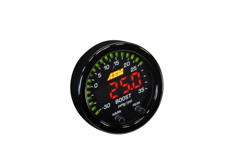 AEM X-Series Boost Pressure -30inHg 35psi Gauge - Image 6