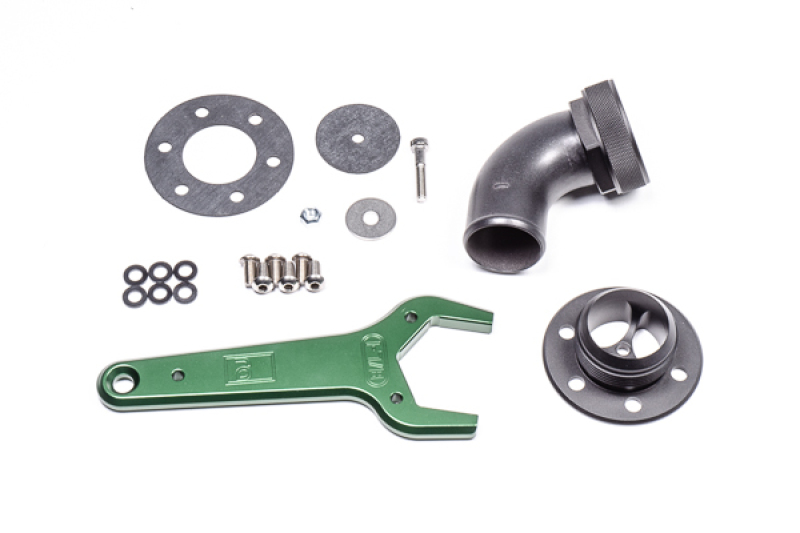Radium Remote Mount Fill Neck - 24AN Elbow - 1.5in Barb - Image 3