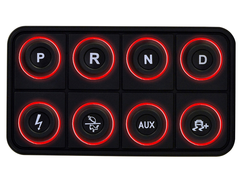 AEM EV 8 Button Keypad CAN Based Programmable Backlighting - Image 6