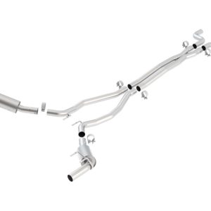 Borla 2010 Camaro 6.2L V8 S Type Catback Exhaust w/o Tips works w/ factory ground affects package ON