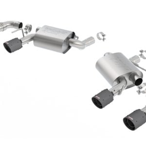 Borla 2016-2017 Chevrolet Camaro SS AT/MT RWD S-type Exhaust (w/ Dual Mode Valves) - Black CF Tip