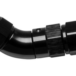 Vibrant -3AN 60 Degree High Flow Hose End Fitting for PTFE Lined Hose - Aluminum