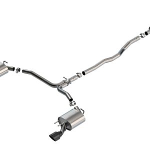 Borla 20-24 Toyota Camry TRD 3.5L V6 FWD S-Type Cat-back - Black Chrome