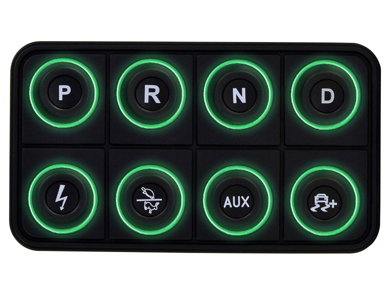 AEM EV 8 Button Keypad CAN Based Programmable Backlighting - Image 5