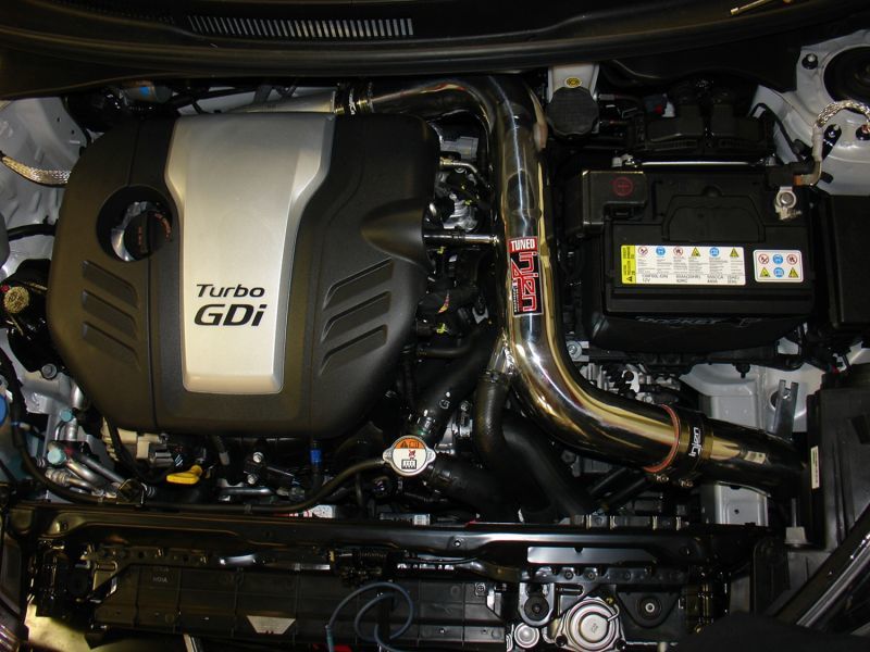 Injen 13 Hyundai Veloster Turbo 1.6L 4cyl Turbo GDI Polished Cold Air Intake - Image 5