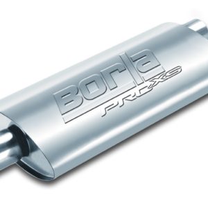Borla Pro-XS 2.5in Tubing 19in x 4in x 9.5in Oval Center/Dual Muffler