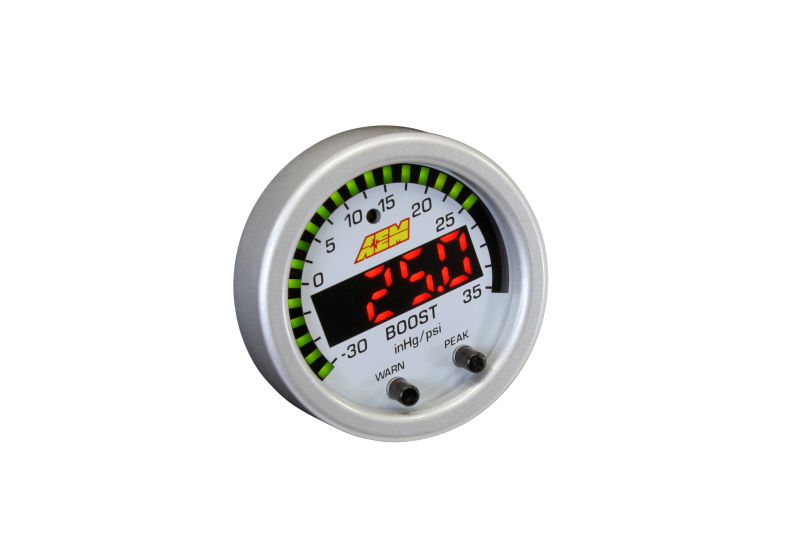 AEM X-Series Boost Pressure -30inHg 35psi Gauge - Image 9