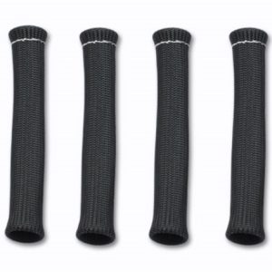 Vibrant 3/4in Dia Spark Plug Boot Insulator (4/Pack) Black color