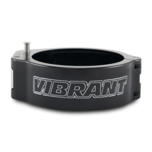 Vibrant 2.5in O.D. Aluminized HD 2.0 Clamp - Anodized Black (Clamp Only)