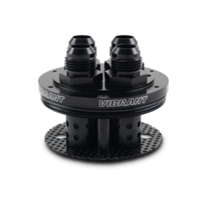 Vibrant 4-Port Catch Can Lid Assembly