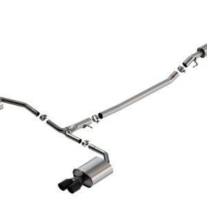 Borla 21-23 Kia K5 GT i4 AT FWD 4DR 2.00in 2.75in S-Type Exhaust - Black Chrome