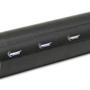 Vibrant Silicone Straight Hose Coupler 1.625in ID x 12.00in Long - Gloss Black