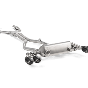 Akrapovic 17-19 Alfa Romeo Giulia Quadrifoglio Evolution Link Pipe Set (Titanium)