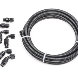 Radium Engineering 6AN Universal PTFE Hose Kit - Black Carbon