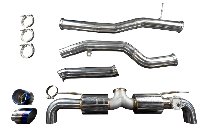Injen 20-21 Toyota Supra 3.0L Turbo 6cyl SS Cat-Back Exhaust w/ Burnt Tips - Image 2