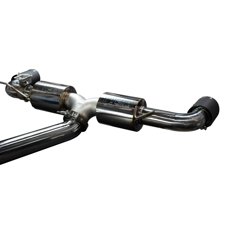 Injen 20-21 Toyota Supra 3.0L Turbo 6cyl SS Cat-Back Exhaust w/ Carbon Fiber Tips - Image 3