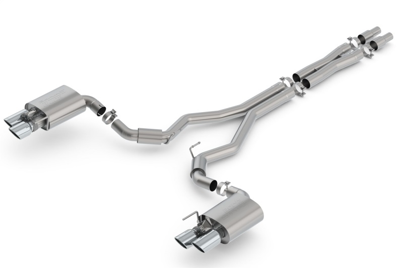 Borla 2018 Ford Mustang GT 5.0L AT/MT 3in S-Type Catback Exhaust w/ Valves - Image 2