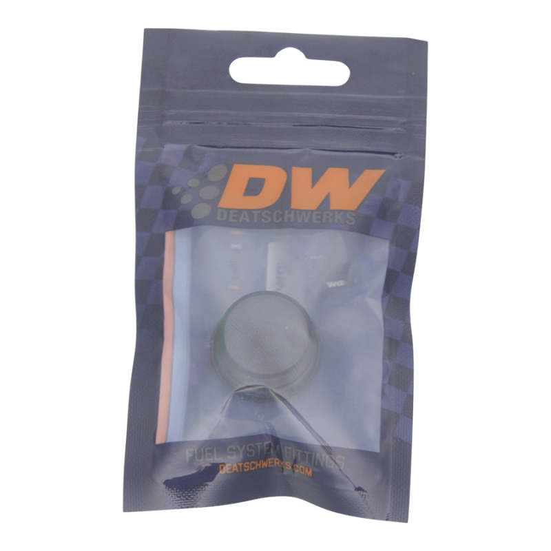 DeatschWerks 8AN ORB Male Plug Low Profile Internal Allen/Hex (Incl O-Ring) Anodized Matte Black - Image 3