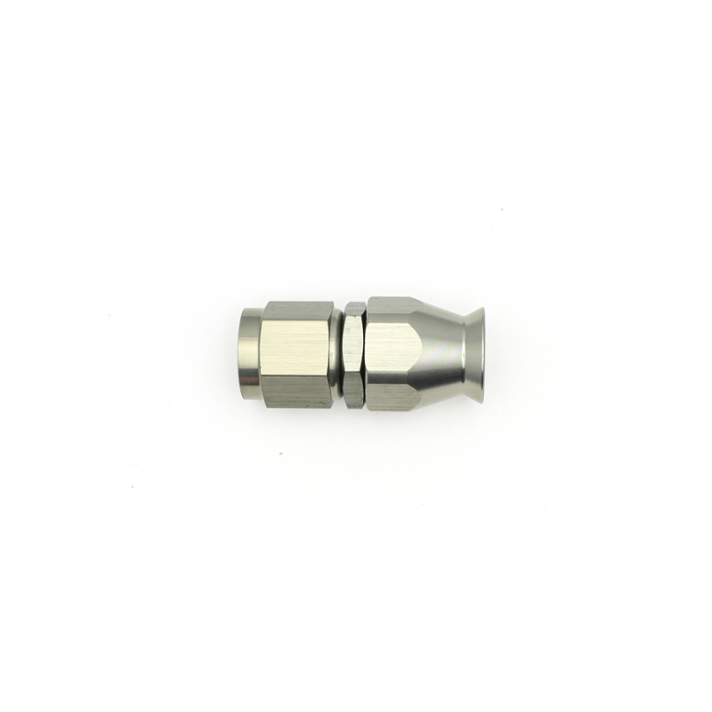 DeatschWerks 6AN Female Swivel Straight Hose End PTFE (Incl 1 Olive Insert) - Anodized Matte Black - Image 4