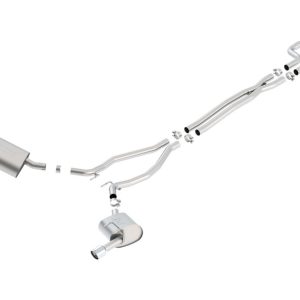 Borla 14-15 Camaro 3.6L V6 Single Split Rear Exit Touring Catback Exhaust