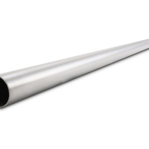 Vibrant 1.875in OD 304 Stainless Steel Brushed Straight Tubing