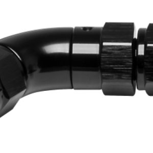 Vibrant -3AN 45 Degree High Flow Hose End Fitting for PTFE Lined Flex Hose - Aluminum