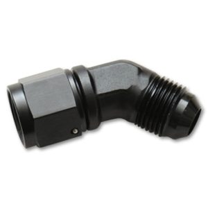 Vibrant -8AN Female to -8AN Male 45 Degree Swivel Adapter Fitting