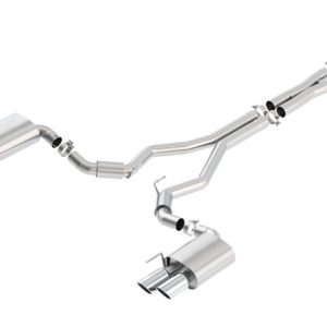 Borla 2018 Ford Mustang GT 5.0L AT/MT (w/o Valves) S-Type 3in Cat-Back Exhaust w/Polished Tips