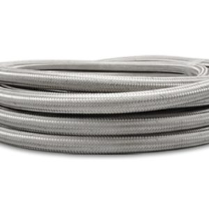 Vibrant SS Braided Flex Hose with PTFE Liner -12 AN (5 foot roll)